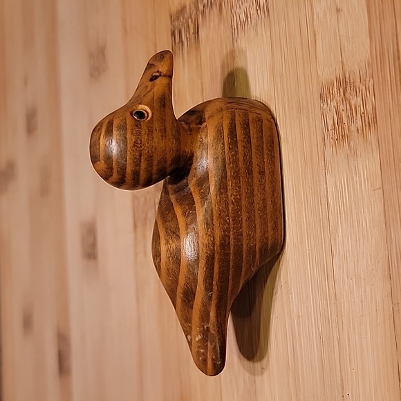 Vintage Mini wooden hand carved duckling duck decoy - Picture 3 of 6